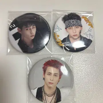캔뱃지 3개 세트 Nishi Hiroto