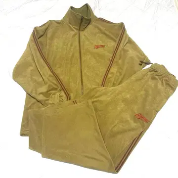 레어 90s PUMA 벨로아 셋업 트랙 자켓 히트 유니온