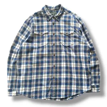 Eddie Bauer 에디 바우어 체크 플란넬 셔츠 XL 긴팔