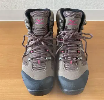 새상품급 미즈노 트레킹 슈즈 24.5cm 브라운 계열 고어텍스