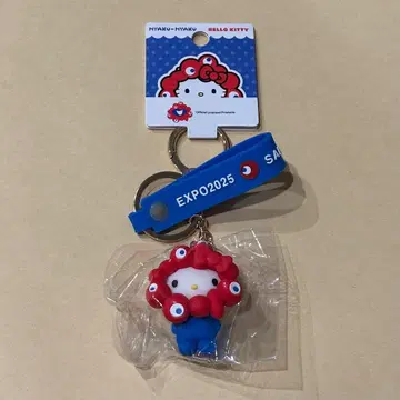만박 헬로키티 회장 한정 입체 마스코트 스트랩 키링 미야쿠미야쿠