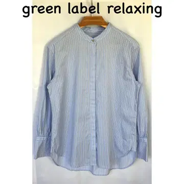 green label relaxing 스트라이프 패턴 긴팔 셔츠