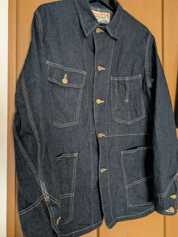 착용 횟수 2회뿐! 슈가케인 SUGAR CANE 커버올 데님