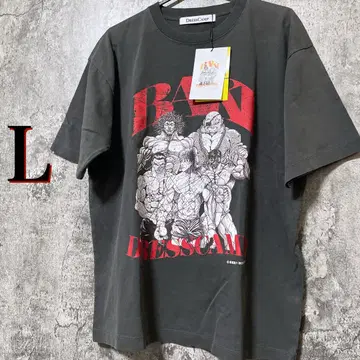 미사용 새상품* 바키 dress camp T셔츠 바키 애니메이션T셔츠 L