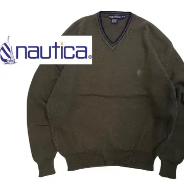 90 s NAUTICA 코튼 니트 새상품급 M 사이즈
