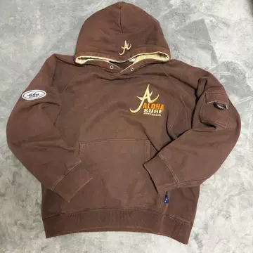 ALOHA SURF AUSTRALIA 후드티 브라운 y2k 그런지