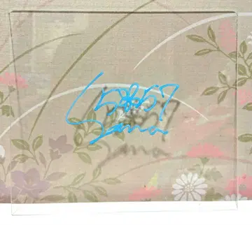 보트 레이서 보트 레이스 경정 우에다 사나 친필 사인 아크릴 보드