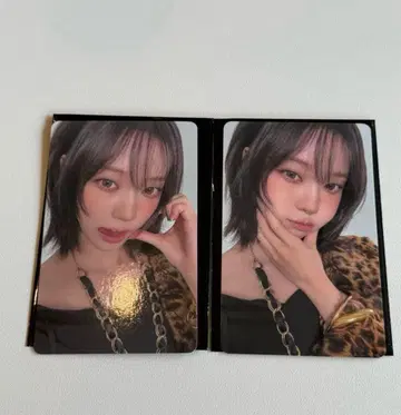 aespa 윈터 트레이딩 카드 6000엔 구매 혜택 2종