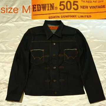 EDWIN 505 NEW VINTAGE 데님 자켓 M 사이즈