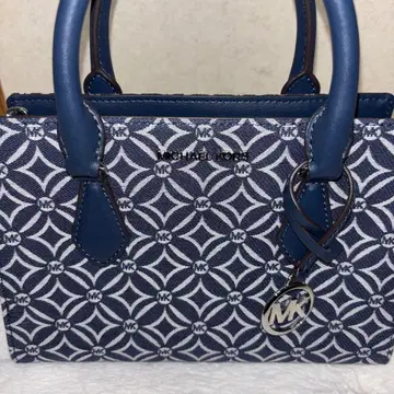 미사용품 MICHAEL KORS 네이비 로고 핸드백 2way