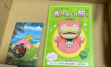포켓몬 센터 카가와 로고 핀즈 야돈 & 책자