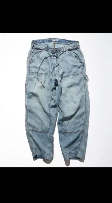 cahlumn linen denim painter pants 카우라무