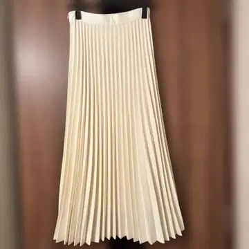 mica&deal 플리츠 스커트 화이트 36