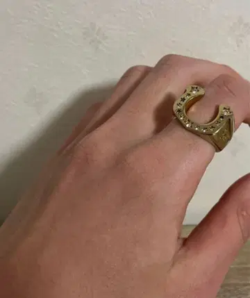 골드 반지 말발굽 빈티지
