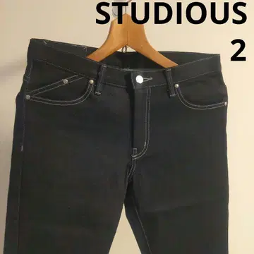 [ 새상품급 ] STUDIOUS 스테디오스 남성용 데님 팬츠 다크 네이비