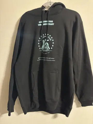 AAA 15주년 후드티 화이트 블랙 세트