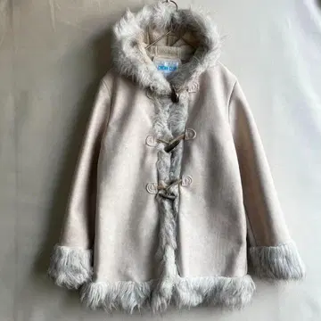 시네마 클럽 여성용 페이크 무스탕 더플 코트 핑크 M 보아 안감