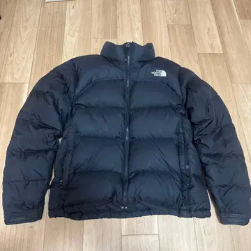 The North Face 블랙 다운 자켓