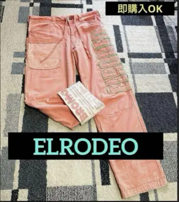 ELRODEO 컬러 팬츠 프리 사이즈