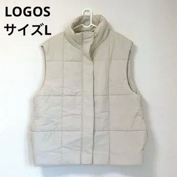 미사용 새상품 [ 시마무라 ] LOGS 베이지 다운 베스트 L 캐주얼