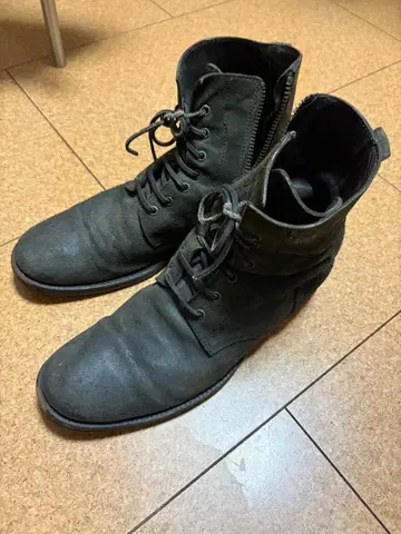 부테로 블랙 숏부츠 지퍼 포함