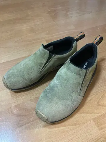 MERRELL 스웨이드 슬립온 슈즈 아보카도
