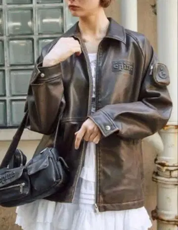 epine leather jacket