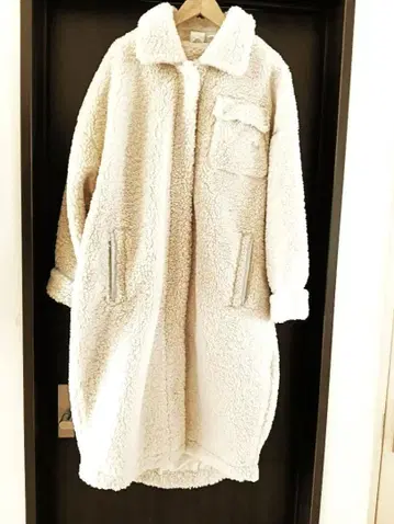 새상품급 아디다스 보아 롱 코트 L