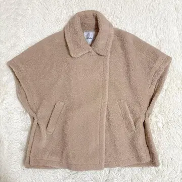 레리안 복슬복슬 판초 코트 브라운