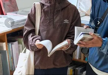 UMBRO x FREAK'S STORE 체크 아노락 후드티