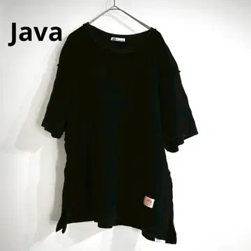 [자바/Java] 반팔 티셔츠 M 스티치 캐주얼 풀오버