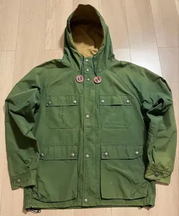 SIERRA DESIGNS 마운틴 후드티 그린 60/40 크로스