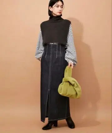 ADAMETROPE 데님 스커트