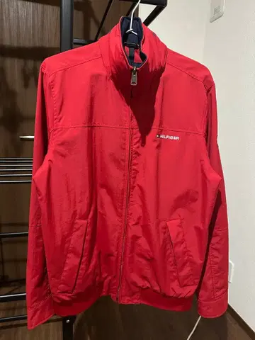 TOMMYHILFIGER 빨간색 나일론 자켓