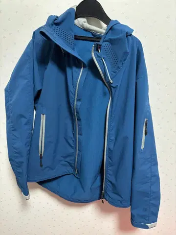 그린 레이블 릴랙싱 마운틴 파카 S 블루