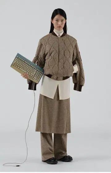 Gu rokh 퀼팅 자켓