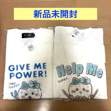 [ 미개봉 새상품 ] 마법사 치이카와 (먼작귀) T셔츠 2개 세트