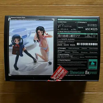 원더 쇼케이스 WHITE ALBUM 모리카와 유키 미즈키 마나 피규어