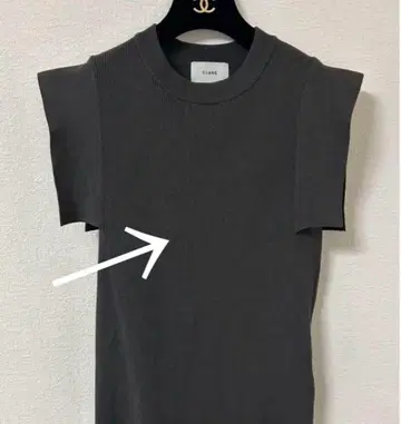 clane SQUARE SLEEVE KNIT TOPS