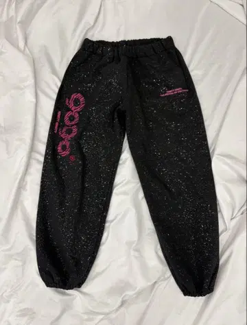 9090 girl OG 로고 글리터 스웻 팬츠