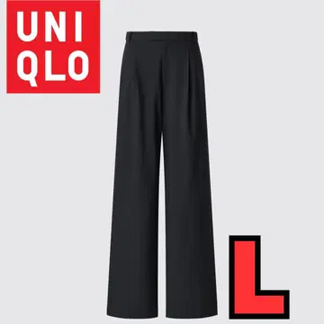 UNIQLO C 턱 와이드 스트레이트 팬츠