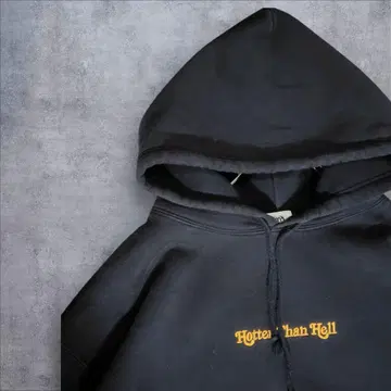 HTH 후드티 금 자수 양면 로고 네이비 핫타잔헬 빅 사이즈