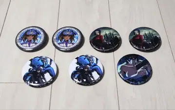 공각기동대 원화전 캔뱃지 7개 세트