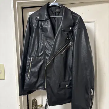 블랙 가죽 라이더 자켓 더블 라이더즈