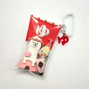 가챠 파우치 샴푸 캣 브라운 미케 노렌 빨간색 미니어처