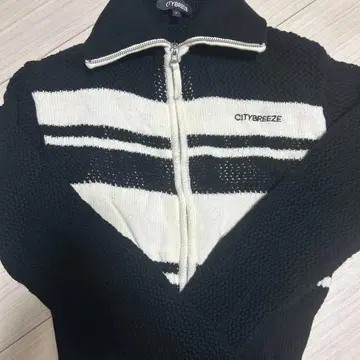 city breeze 니트 후드티 가디건