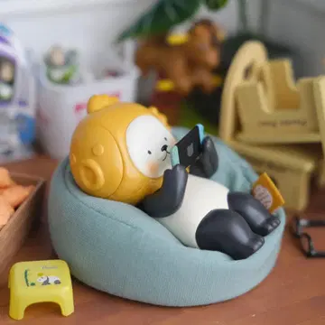 Planet bear mini PanPan 빵빵 극장 피규어 3