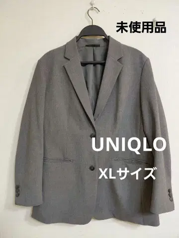 미사용품 유니클로 테일러드 자켓 릴랙스핏 XL 그레이