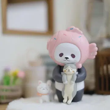 Planet bear mini PanPan 빵빵 극장 피규어 5