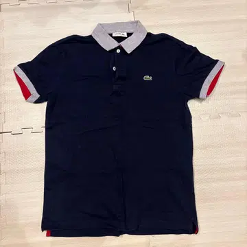 LACOSTE 네이비 피케 셔츠